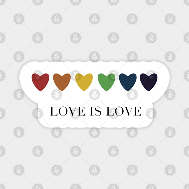 Love is love Magnet by Holailustra