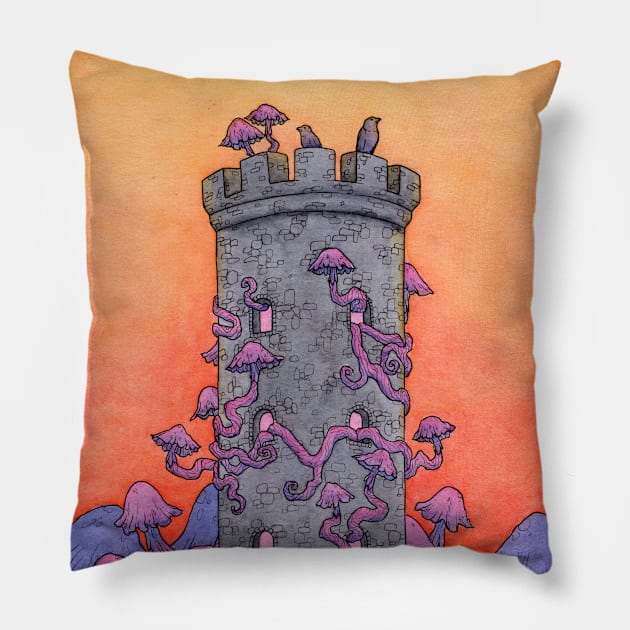 Hyphae Fortress Pillow by Serpent's Sun