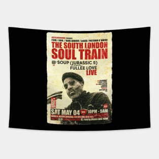 POSTER TOUR - SOUL TRAIN THE SOUTH LONDON 60 Tapestry