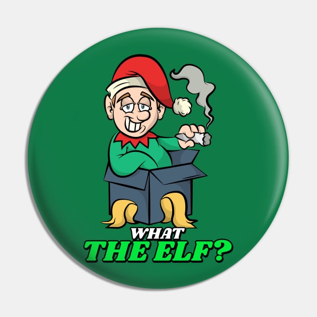 Funny Christmas Elf Pin by WizardingWorld