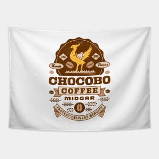 Chocobo Coffee Vintage Tapestry