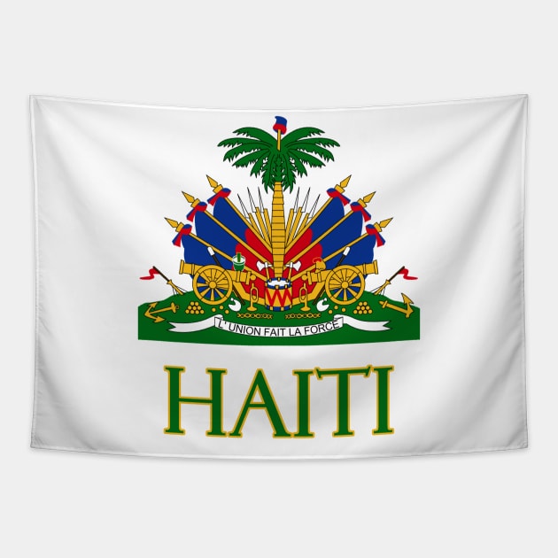 Haiti - Coat of Arms Design Tapestry by Naves