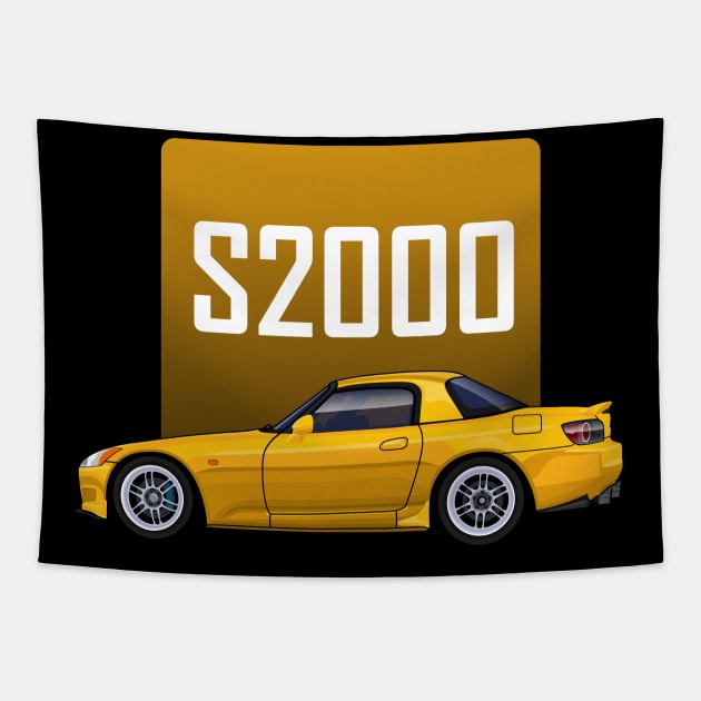 S2000 JDM Cars Tapestry by masjestudio