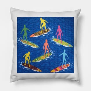 Surfer Wave Surf Pillow