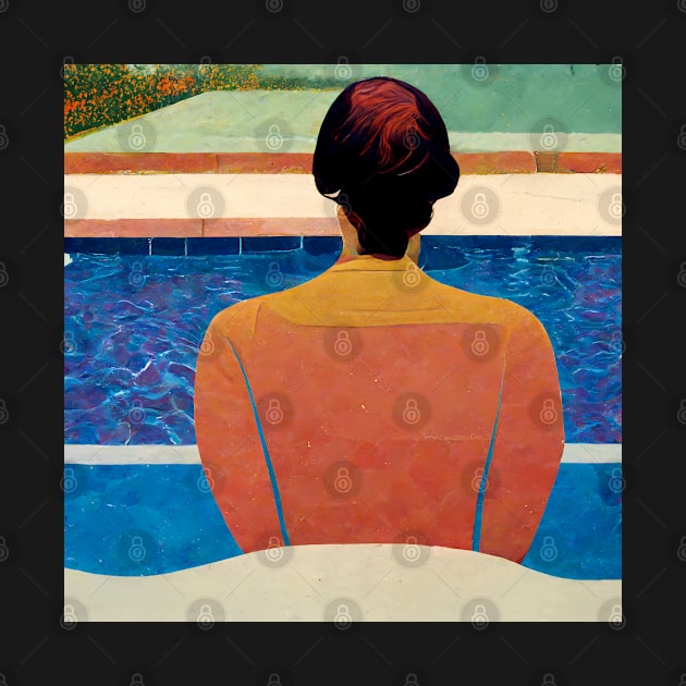 Woman by the Pool by endage