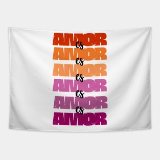 Amor Es Amor Lesbiana Tapestry