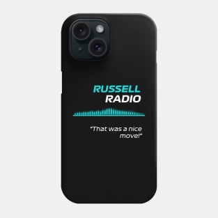 Nice move - George Russell F1 Radio Phone Case