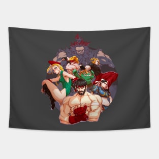 Street Fighters Tapestry