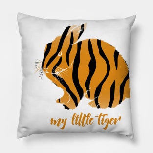 bunny tiger Pillow