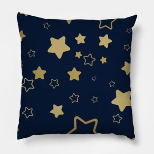 Golden Stars Pillow