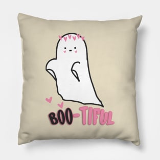 boo-tiful, funny cute halloween bootiful Pillow