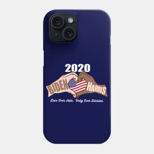 Biden Harris 2020 Hands In Heart Shape Phone Case