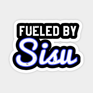 Fueled By Sisu Finnish Finland TeeFueled Magnet