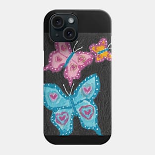 colorful butterflies  art Phone Case