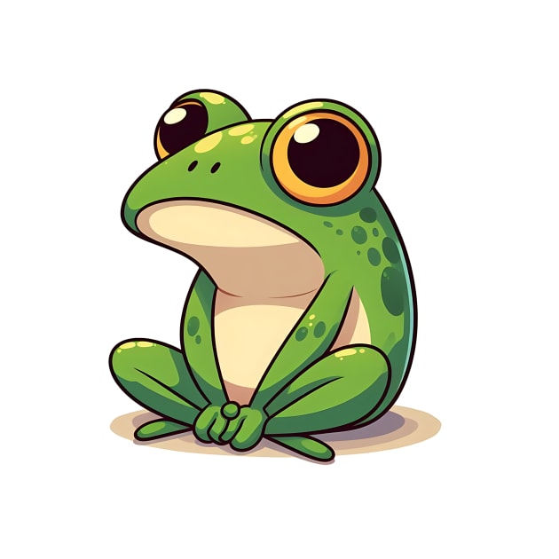 Sad Day funny frog by POLAMIR