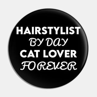 hairstylist cat Pin