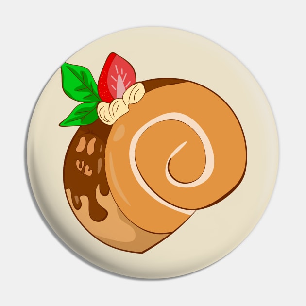 Chocolate strawberry roll cake Pin by MariRiUA