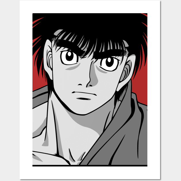 Hajime No Ippo Makunouchi Ippo  Framed Art Print for Sale by WildChildin