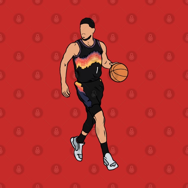 Devin Booker Dribbling by rattraptees