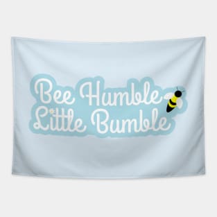 Bee Humble, Little Bumble with flower and bee Tapestry