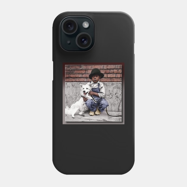 A Boy and His Dog Phone Case by rgerhard