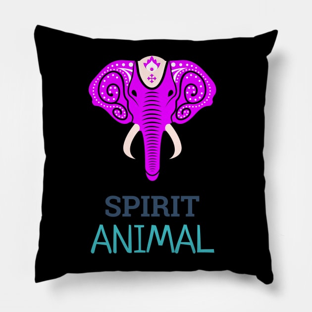 Spirit animal Pillow by MikeNotis