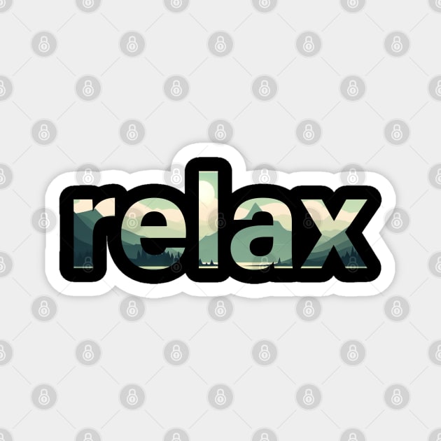 Relax Magnet by CrispytheGhoul