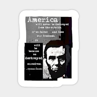 Abraham Lincoln Quote Magnet