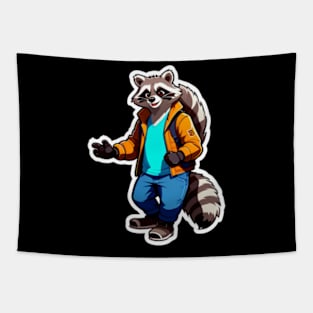 Cool Racoon Tapestry