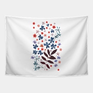 Pressed flowers Tapestry