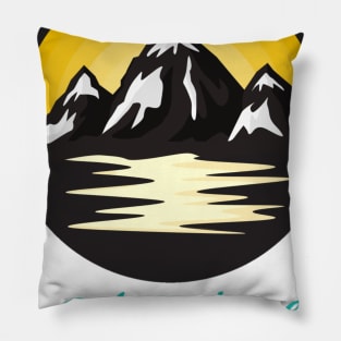 Mountain adventure hiking Pillow