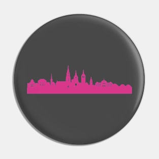 Bern skyline pink Pin