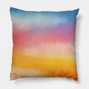 Bright Gradation Sunset Sky Pillow