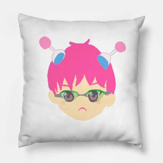 Saiki K Pillow by uchix