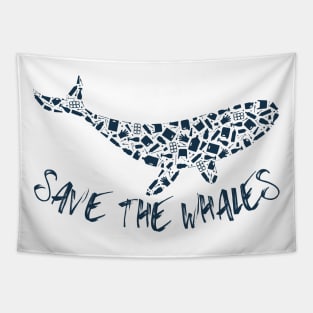 Save The Whales Tapestry