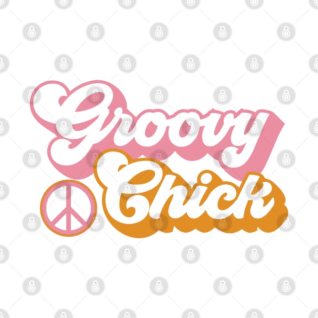 Groovy Chick by Retroprints