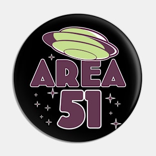 Area 51 UFO Pin