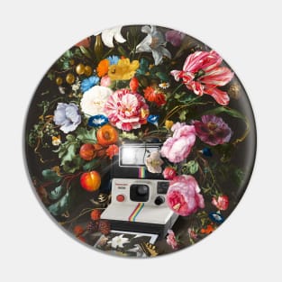 Floral instant photo Pin