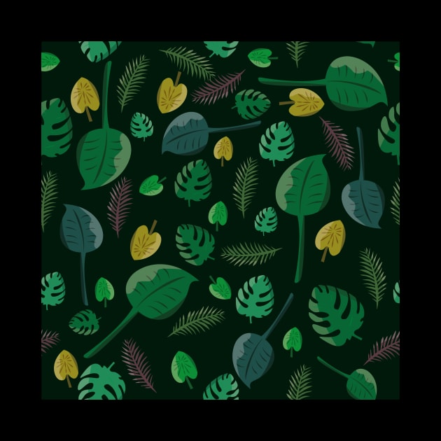 Jungle Leaf Pattern by JDP Designs