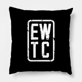 Evil Water Vertical Badge Logo Pillow