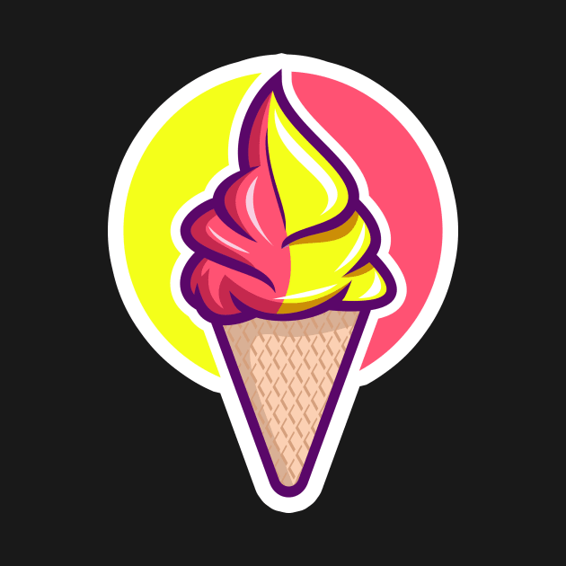 Amazing Art Of Ice- Cream For Kids - Happy & Good-Vibes by mangobanana