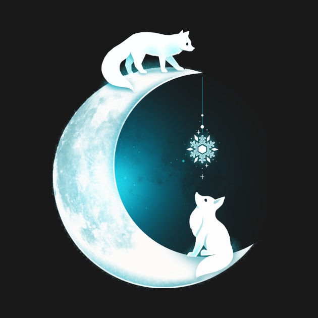 White Fox Moon by Vallina84