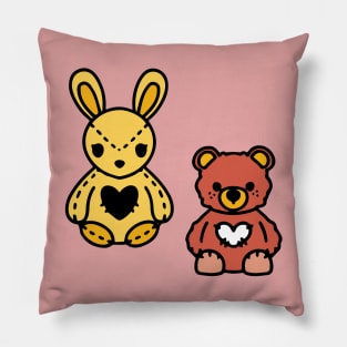 bunny teddy bear Pillow