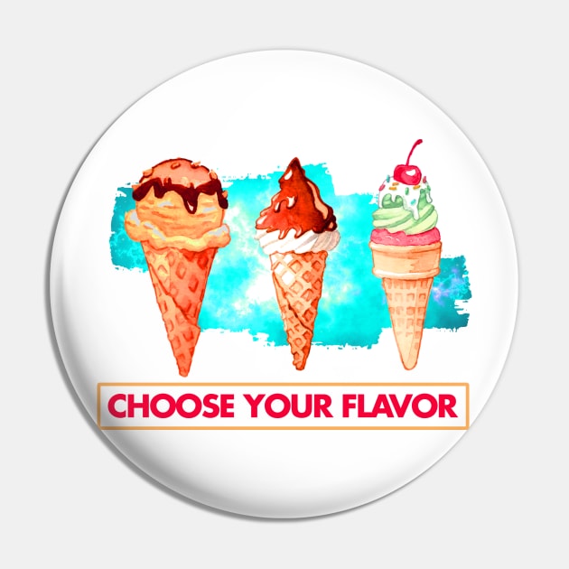 ICE CREAM FLAVOR Pin by theanomalius_merch