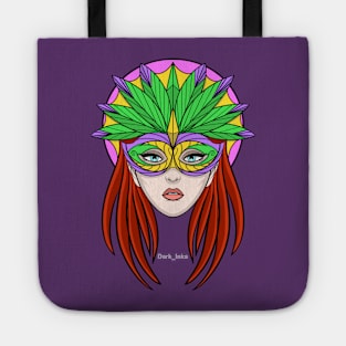 Mardi Gras Woman Tote