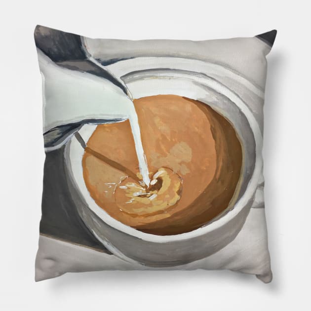 Cuppa Coffee Pillow by emmawtj