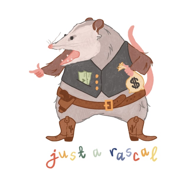 Calamity Osborn the Opossum Outlaw by MissCassieBee