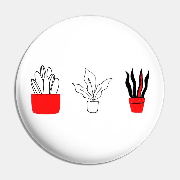 red black plant line art Pin by Artistic_st