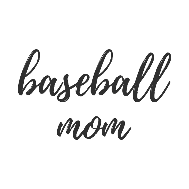 Baseball Mom, Baseball Shirt for Mom by sarsia