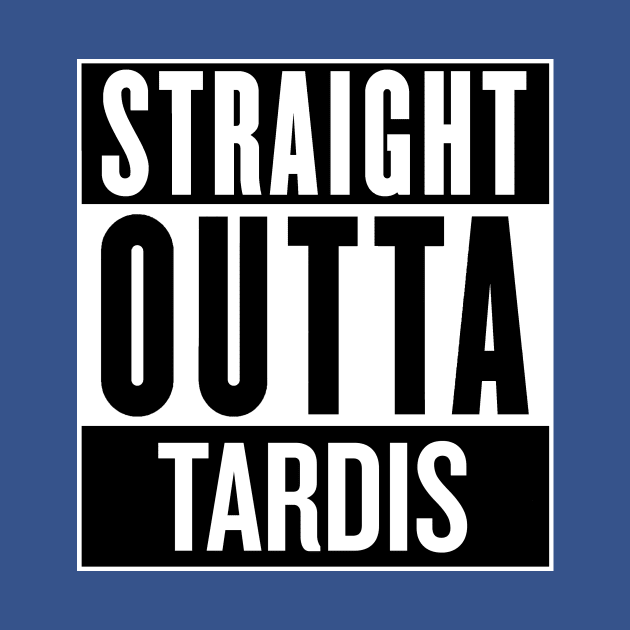 Straight Outta Tardis Doctor Who by SaverioOste